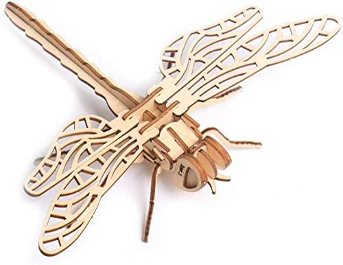 3D Wooden Insect Puzzle - 6 Piece Set Insect Animal Skeleton Assembly Model Puzzle - DIY Wooden Crafts 3D Puzzle - Wood STEM Gifts for Adults & Teens Birthday Gifts Christmas - Image 5