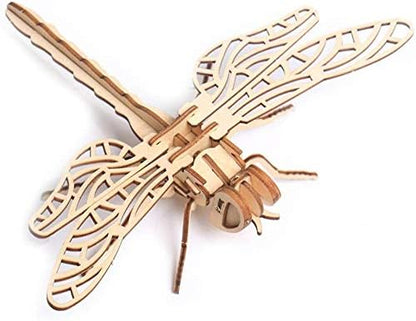 3D Wooden Insect Puzzle - 6 Piece Set Insect Animal Skeleton Assembly Model Puzzle - DIY Wooden Crafts 3D Puzzle - Wood STEM Gifts for Adults & Teens Birthday Gifts Christmas - Image 5