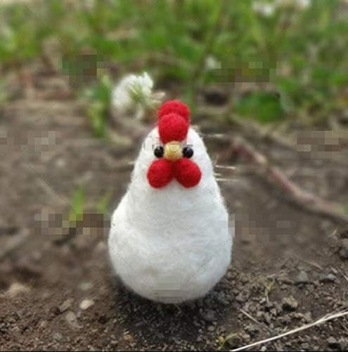 WellieSTR Needle Felting Kit Felt Animals Wool Felting DIY Kit : 1 Hen and 3 Chick - Image 3