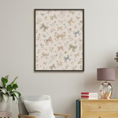 Paint by Numbers Kit for Adults Beginner Art Decor Vintage Bow Floral - Image 4