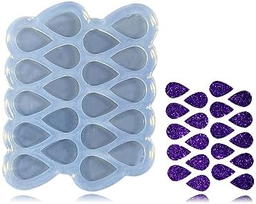 Mini Water-Drop Shape Earring Molds Small Resin Mold Clear Silicone Mold for DIY Earrings, Ear Studs, Pendant, Jewelry Making Crafts, Chocolate Mold for Cake Candy by AngelWings