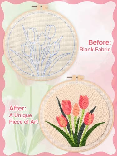 Punch Needle Kit Adults Beginner, Step-by-Step Guide & Video - Image 4