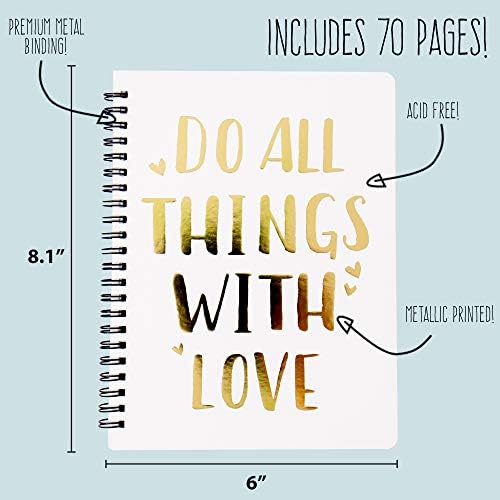 STMT D.I.Y.Journal Set, Stationary Kit with Notebook for Writing and Drawing, DIY for Girls Ages 8+, Do All Things With Love - Image 5