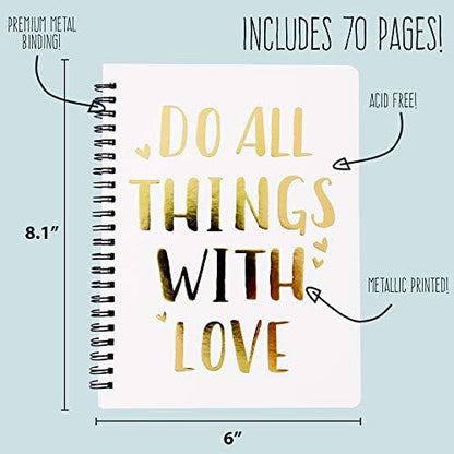 STMT D.I.Y.Journal Set, Stationary Kit with Notebook for Writing and Drawing, DIY for Girls Ages 8+, Do All Things With Love - Image 5