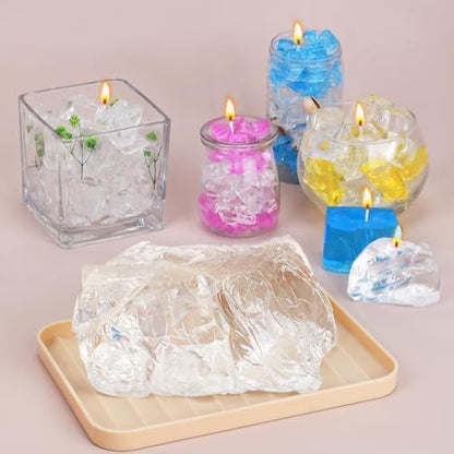 Blingfun 3.3LB Jelly Wax for Candle Making– Clear Gel Wax with High Transparency, Long Burning Time – DIY Scented Candles, Dried Flower, Ocean & Decorative Crafts - Image 4