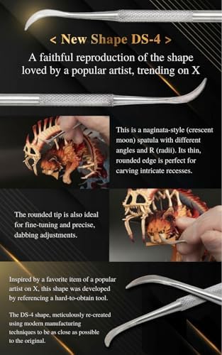 DePes Clay Sculpting Tools (Japanese Famous Artist Developed) Resin Modeling kit Carving Silicone polimer - Image 6