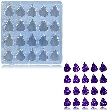 Angel Wings Mini Pear Shape Earring Silicone Molds UV Resin Mold Epoxy Mold for DIY Earrings, Ear Studs, Pendant, Jewelry Making Crafts, Chocolate Cake Mold by AngelWings