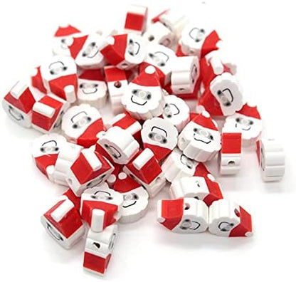 100 Pcs Christmas Polymer Clay Beads Cartoon Heishi Spacer Beads Supplies for DIY Bracelet Earring Necklace Jewelry Making - Image 5