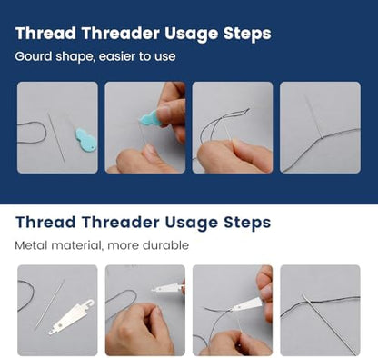 TLKKUE Sewing Kit for Adults, Steel Needles for Hand Sewing - Image 5