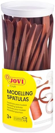 Jovi - Air Dry Modeling Clay, 3 x 1.1lb White Clay Bars with 45 Sculpting Tools (5 Different Models), Pottery Clay for Kids and Adults - Image 4