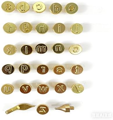 Wood Burning Tips Letters Uppercase Alphabet Branding and Personalization Set for Wood and Other Surfaces by Wooden Letters (coppery) - Image 3