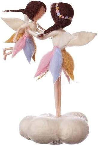 Fairy Needle Felting Kit 6INCH and 4INCH Friendly Instruction DIY Craft Kit for Beginners by Artec360CraftFeltsky