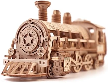 Luxury Steam Train 3D Wooden Puzzle for Adults - Image 5