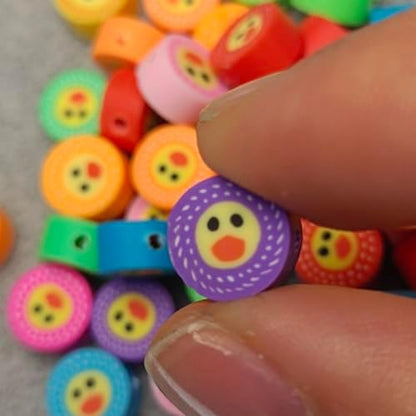 100pcs Duck Polymer Clay Spacer Beads for Women Jewelry Making DIY Bracelet Necklace Hair Clip Accessories (Duck) - Image 5