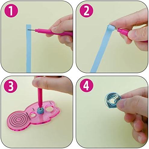 12 Pcs Paper Quilling Slotted Tool Paper Curling Tools Kit Quilling Needle Pen for Art Craft Different Size DIY Paper Cardmaking Project Rolling Multifunction Slotted Quilling Tool Set Handmade Tools - Image 4