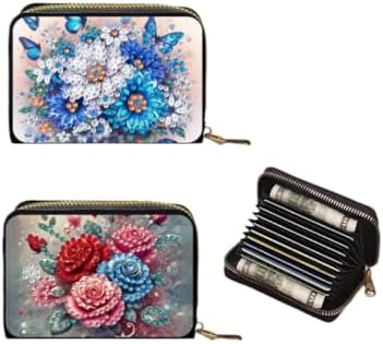 DDGYP DIY Diamond Painting Credit Card Wallet Kit for Women3.14*4.33*0.98in by DDGYP