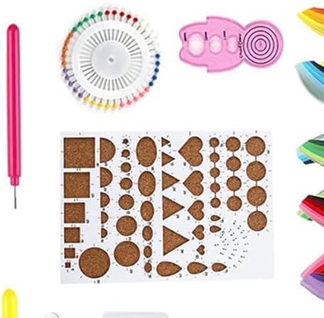 Obetuens 14Pcs Paper Quilling Kit for Beginners Adults DIY Paper Filigree Art Kit with Tools Manual for Kids, Teens, Crafting, Card Making, Home Decor, Floral Patterns, Scrapbook - Image 6