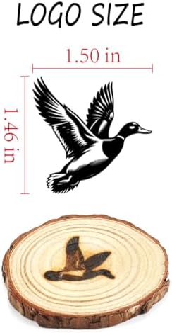 1.5" Flying Duck Branding Iron, for Wood Hats Leather BBQ & Steak - Image 2