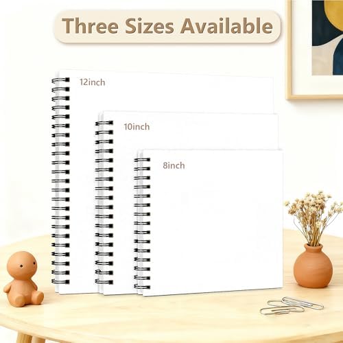 Popotop 12x12 Inch Scrapbook Photo Album, 60 Page Decorative Kraft Paper Book for 4x6 5x7 6x8 Pictures, DIY Memory Photo Albums as Gifts for Wedding Baby Christmas School Family - Image 6