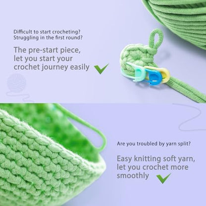 Crochet Kit for Beginners: Elephant Crochet Kit for Adults, Include Easy to Use Yarn, Step-by-Step Video, Patterns, Learn to Crochet, Thanksgiving, Christmas, Birthday Gift - Image 6