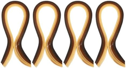PATIKIL 390 x 7mm Rainbow Quilling Strips Paper,400 Pcs Origami Paper Quilling Strip for Art DIY Hand Craft Christmas, Gradient Brown by PATIKIL