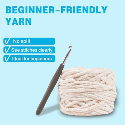 Eelexa Turtle Crochet Kit for Beginners, 2 Amigurumi Projects - Image 3