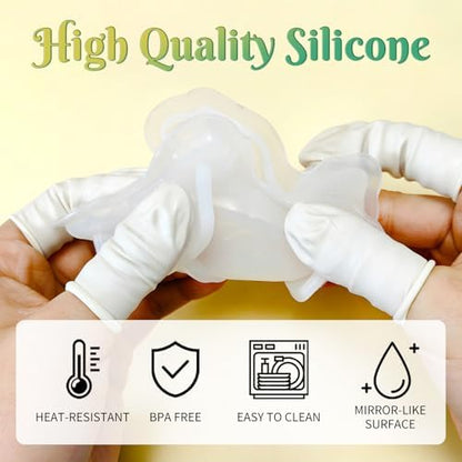 3Pcs 3D Reptile Silicone Molds - DIY Lizard Frog Turtle Resin Casting Mold - Image 3