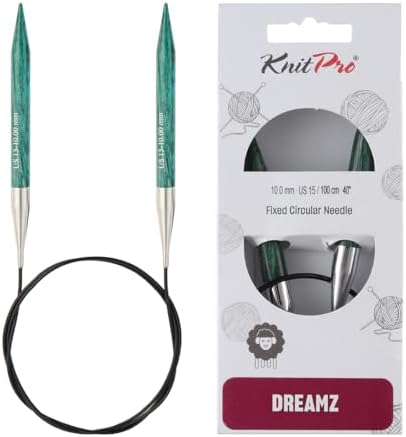 KnitPro Dreamz Fixed Circular Needles 40" (100cm) | US Size 15 (10mm) by KnitPro