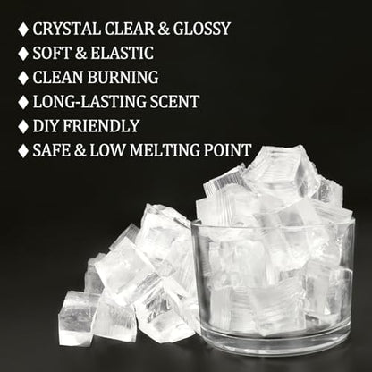10LB Crystal Clear Gel Wax for DIY Candle Making, Soft & Elastic Jelly Wax for Candle Making & Decorative Accents & Handcraft Scente Candles Supplies. - Image 3