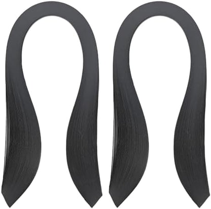Acoeitl Quilling Paper Strips 240 Strips Black Paper Quilling Set Width 3mm Length 54cm Quilling Supplies DIY Quilling Paper Quilling Art Strip for Crafts (2 Pack) by Unknown