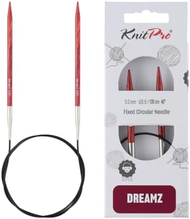 KnitPro Dreamz Fixed Circular Needles 40" (100cm) | US Size 8 (5mm) by KnitPro