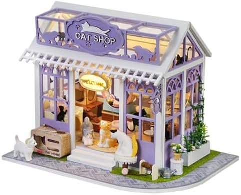 DIY Miniature Dollhouse Kit with Furniture Plus Dust Proof & Music Movement by TuKIIE