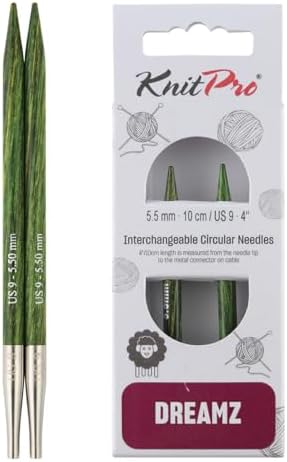 KnitPro Dreamz Interchangeable Circular Needles 4" (10cm) | US Size 9 (5.5mm) by KnitPro