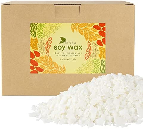 Pure Soy Wax for Making Candle-DIY Soy Wax Candle-5 Pound Bag by CLTNIKET