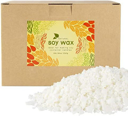 Pure Soy Wax for Making Candle-DIY Soy Wax Candle-5 Pound Bag by CLTNIKET