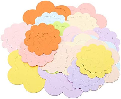 Culnflun 20PCS Flower Design Paper Quilling Kit with Quilling Strips, Colorful Quilling Paper for DIY Rosette Flower Crafts, Paper Quilling Supplies for Adults Beginners by Unknown