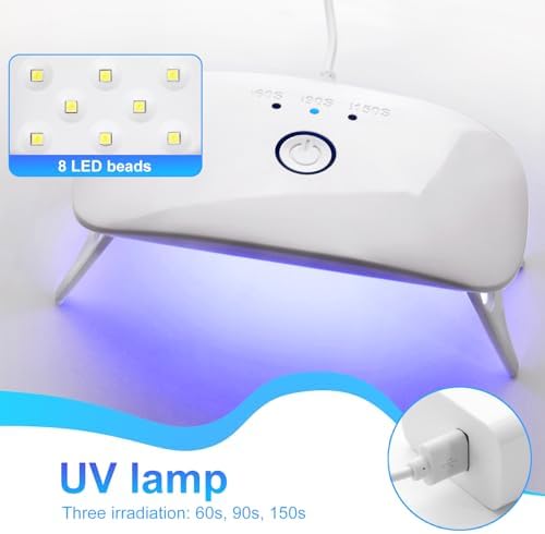 KISREL 400g UV Resin Kit with Light and Molds, Clear Low Odor Hard UV Glue - Image 3