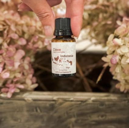 Nature Packaged 100% Pure Clove Essential Oils - Direct from Indonesian Essential Oils - Essential Oil for Diffusers Aromatherapy & Humidifiers (15ml) | Natural Cold-Pressed