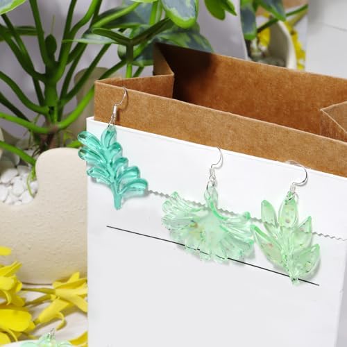 Flower Earring Resin Molds with Holes Resin Jewelry Molds Epoxy Resin Molds for Earrings Pendant Keychain Jewelry Making - Image 3