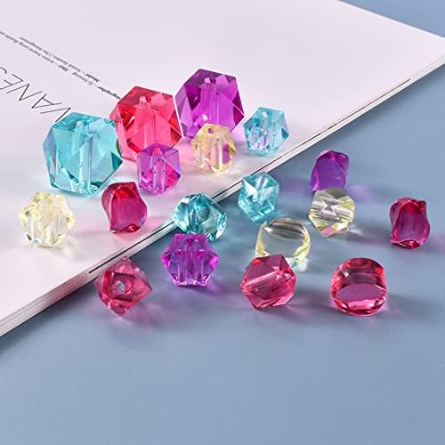 2 PCS Beading Resin Molds Silicone, Jewelry Resin Bead Molds, Diamonds Silicone Mold for Resin with String for Bracelet, Jewelry Making - Image 6