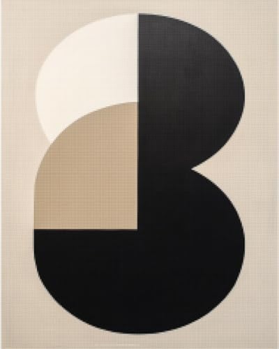 CISDKK Nature Embroidery,Cross-Stitch Kits for Beginners,Neutral Abstractfor a Modern Minimalist Home Soothing and Sophisticated Contemporary Abstract Art,11CT,13.39 * 17.33 inch by Unknown