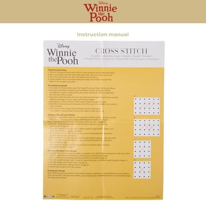 Innovative Designs Disney Winnie The Pooh Cross Stitch Kit for Adults and Kids, Easy Cross Stitch Kit, Instruction Manual - Image 5