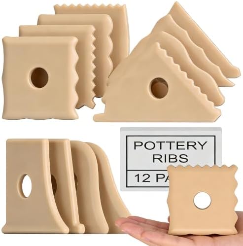 Maiguinzaa 12-piece Pottery Art Tool Set, Clay Shape Carving Tool kit by Unknown