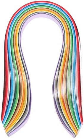 PATIKIL 180pcs Quilling Strips Paper 3/4"(20mm) 54cm Origami Paper Quilling Strip for Art DIY Hand Craft 36 Colors by PATIKIL
