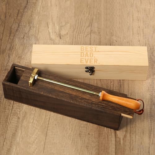 Custom Wood Branding Iron, Personalized Leather Branding Iron Stamp, Wedding Gift, Handcrafted Design, Wooden Works Design (4") - Image 7