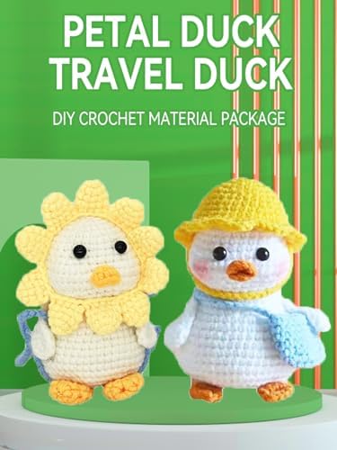 SwiftGo Crochet Kit for Beginners, 2Pcs Duck Crochet Animal Kits with Step-by-Step Video Tutorials, Beginner Amigurumi Crochet Starter Kit for Adults Kids, Holiday Birthday Gift - Image 5