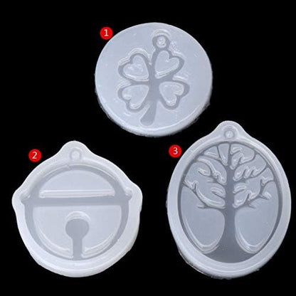 Tree Earrings Silicone Epoxy Mold Keychain Pendant Jewelry Crafting for Valentine Love Gift Resin Ashtray Kit Weed - Image 3