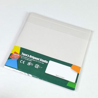 [Taro's Origami Studio] Standard 6 Inch One Sided Single Color (Orange) 50 Sheets (All Same Color) Square Easy Fold Premium Japanese Paper for Beginner (Made in Japan) - Image 5