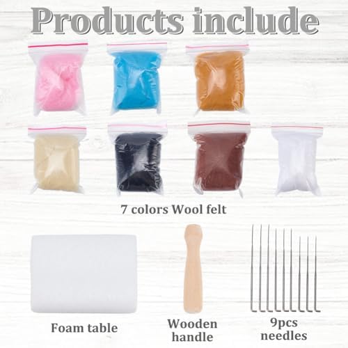 ORIGACH 3 Set Fairies Needle Felting Kit for Beginners - Image 2
