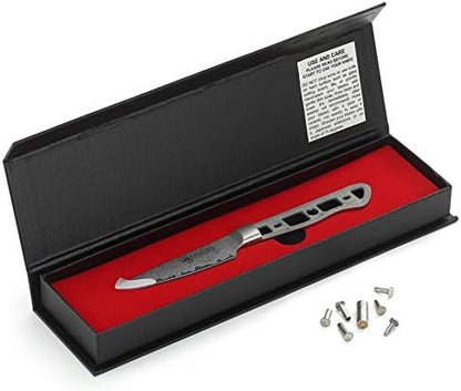 KATSURA Woodworking Project Kit – Paring Knife Blank – 3.5 Inch – Japanese Premium AUS 10, 67 Layers Damascus Steel - Image 3